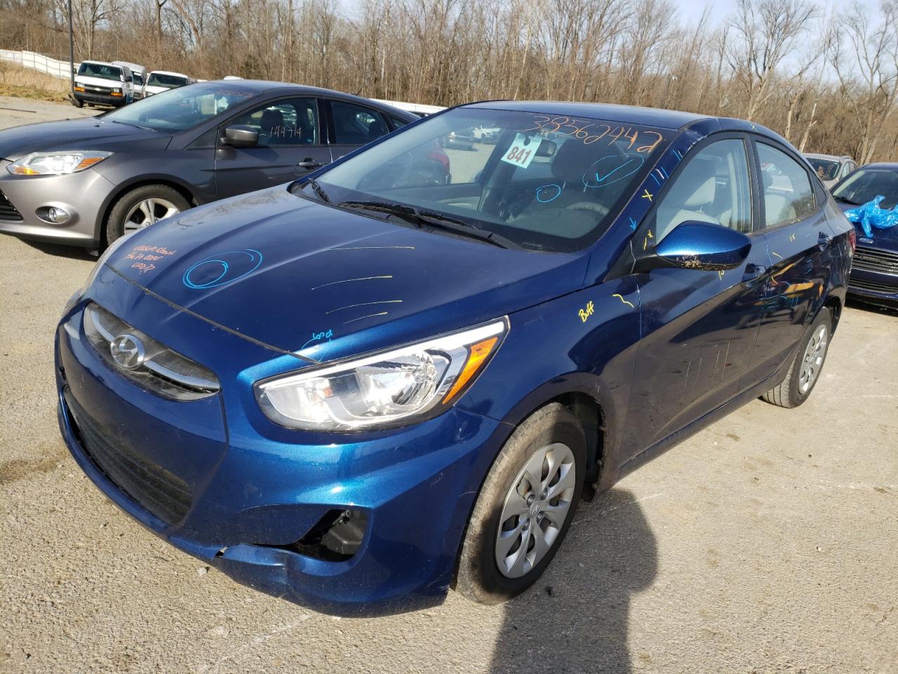 Photo 2 from auction – 2016 HYUNDAI ACCENT SE with VIN KMHCT4AE8GU155612
