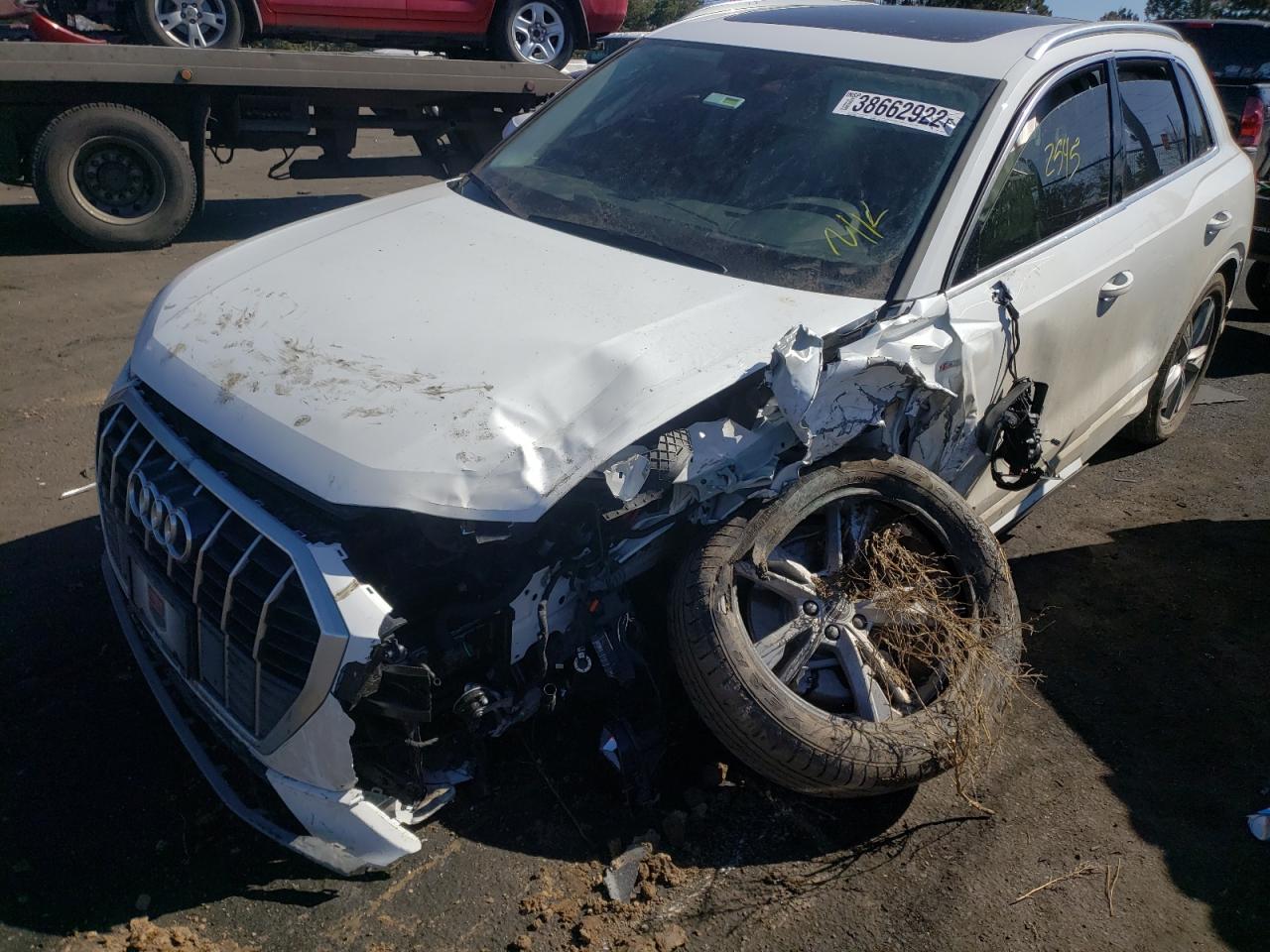 Photo 9 from auction – 2022 AUDI Q3 PREMIUM with VIN WA1EECF37N1026441