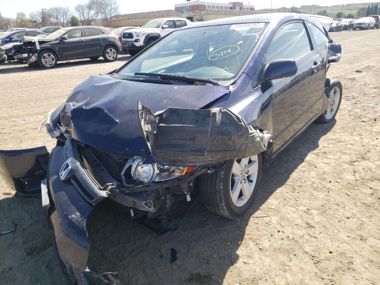 Photo 2 from auction – 2007 HONDA CIVIC EX with VIN 2HGFG12867H580828