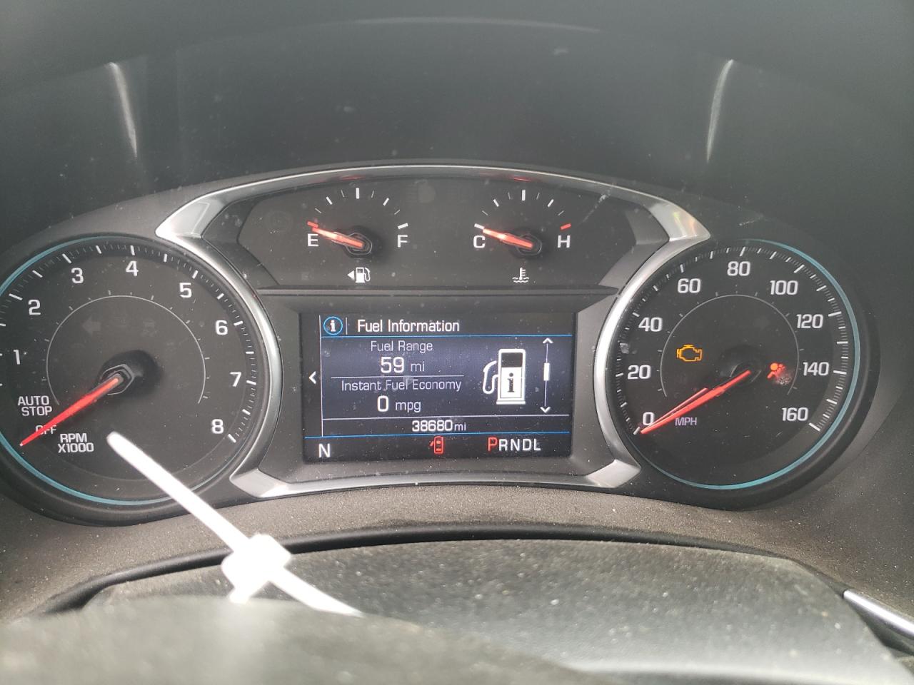Photo 8 from auction – 2019 CHEVROLET EQUINOX LT with VIN 2GNAXKEV8K6115107