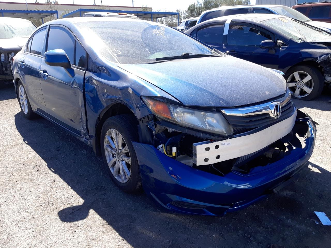 HONDA CIVIC EXL 2012 with VIN 2HGFB2F98CH532393 - Photo from auction