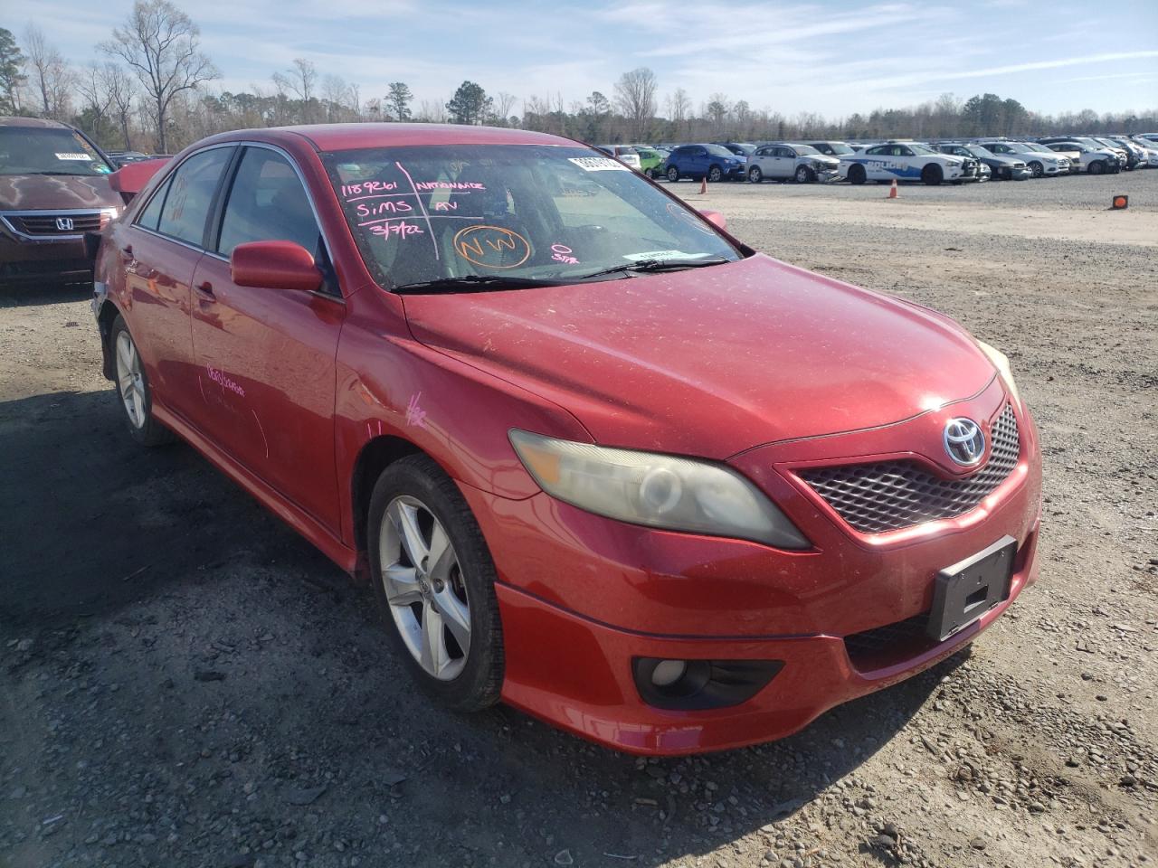 Photo 1 from auction – 2010 TOYOTA CAMRY BASE with VIN 4T1BF3EK2AU521911