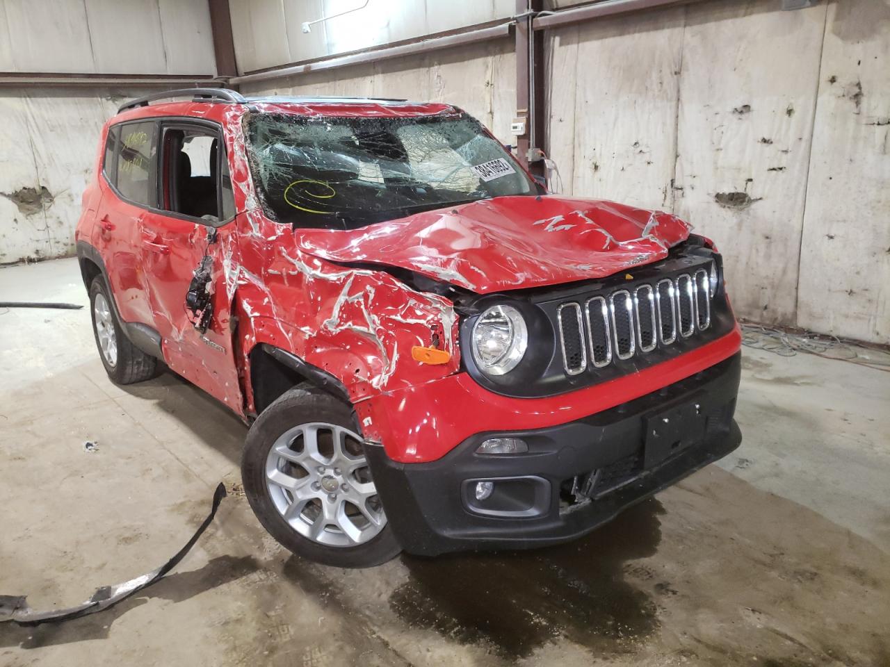 JEEP RENEGADE L 2017 with VIN ZACCJBBB1HPF87643 - Photo from auction