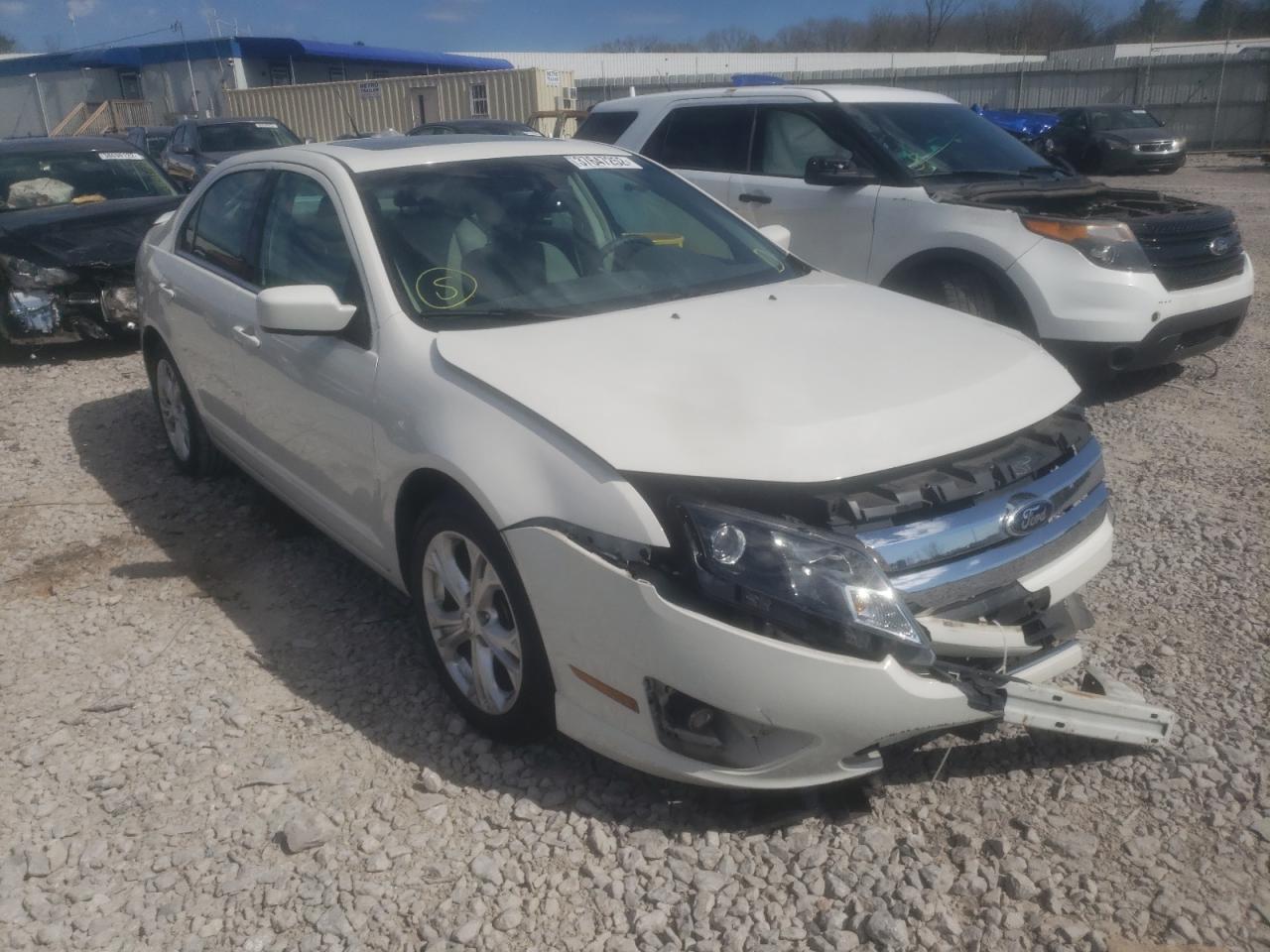 FORD FUSION SE 2012 with VIN 3FAHP0HA2CR371618 - Photo from auction
