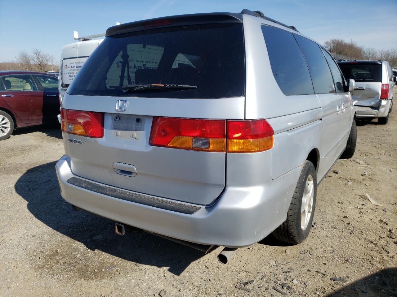 Photo 4 from auction – 2002 HONDA ODYSSEY EX with VIN 2HKRL18022H538438