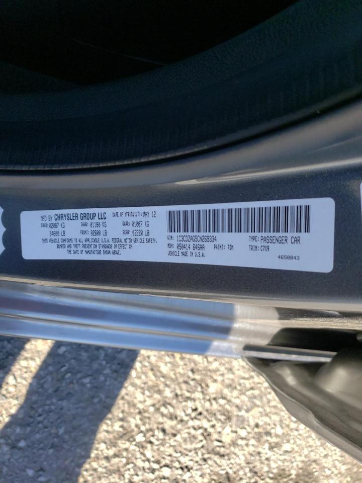 Photo 10 from auction – 2012 DODGE AVENGER SE with VIN 1C3CDZAG5CN269334