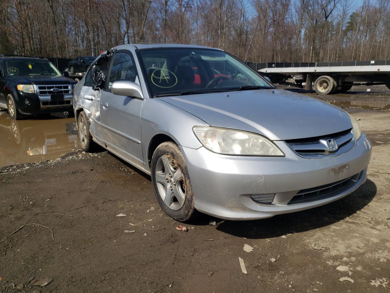 HONDA CIVIC EX 2004 with VIN 2HGES26734H590066 - Photo from auction