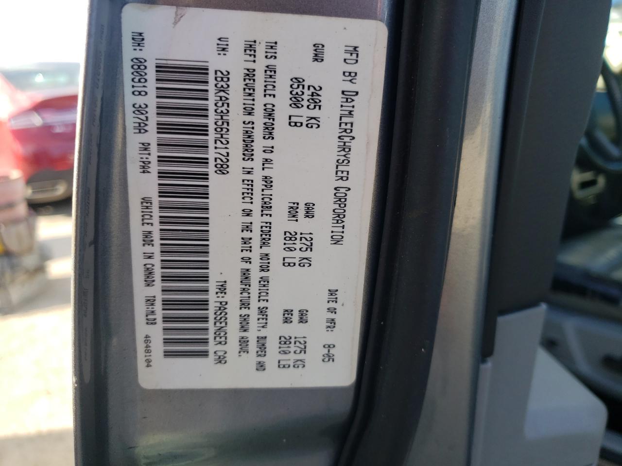 Photo 10 from auction – 2006 DODGE CHARGER R/ with VIN 2B3KA53H56H217280