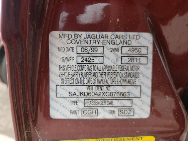Photo 10 from auction – 1999 JAGUAR VANDENPLAS with VIN SAJKD6042XC876663