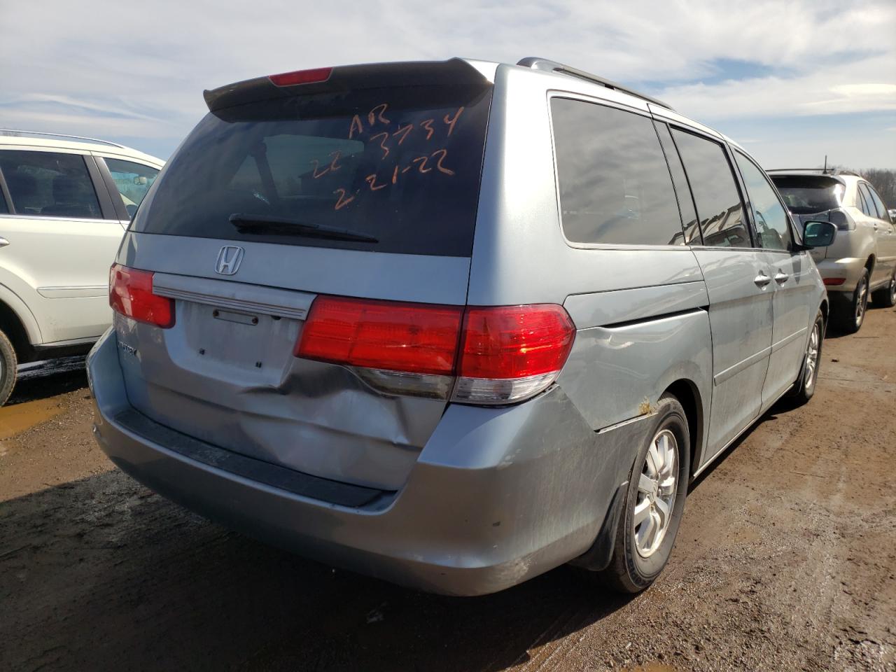 Photo 9 from auction – 2010 HONDA ODYSSEY EX with VIN 5FNRL3H70AB065404