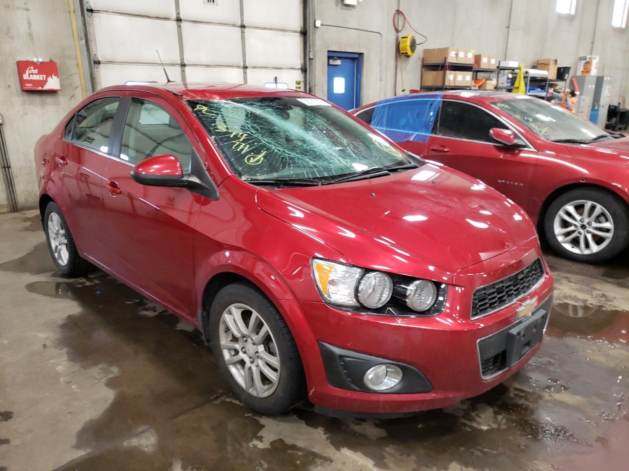 CHEVROLET SONIC LT 2012 with VIN 1G1JC5SH1C4128006 - Photo from auction