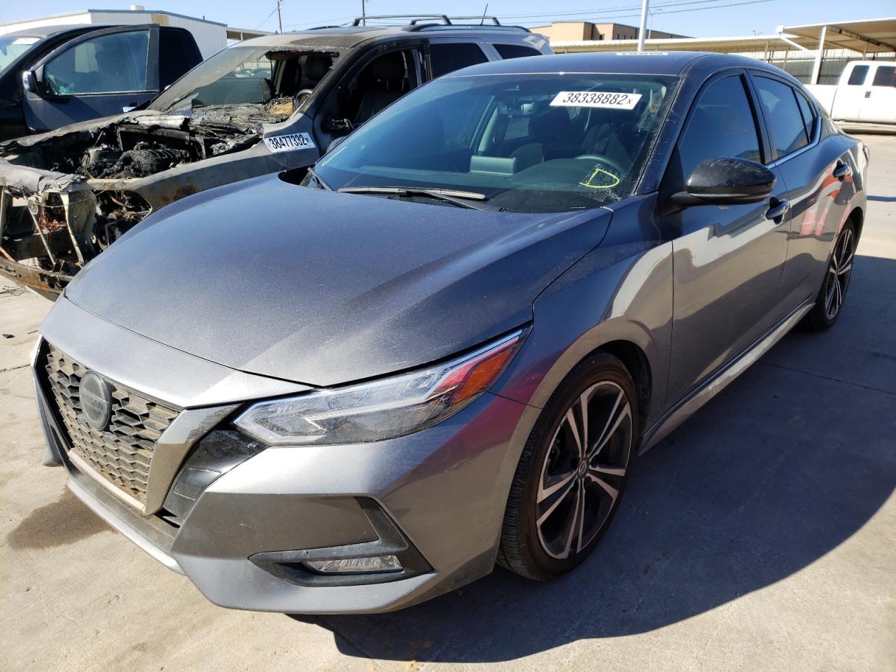 Photo 2 from auction – 2020 NISSAN SENTRA SR with VIN 3N1AB8DV5LY292096