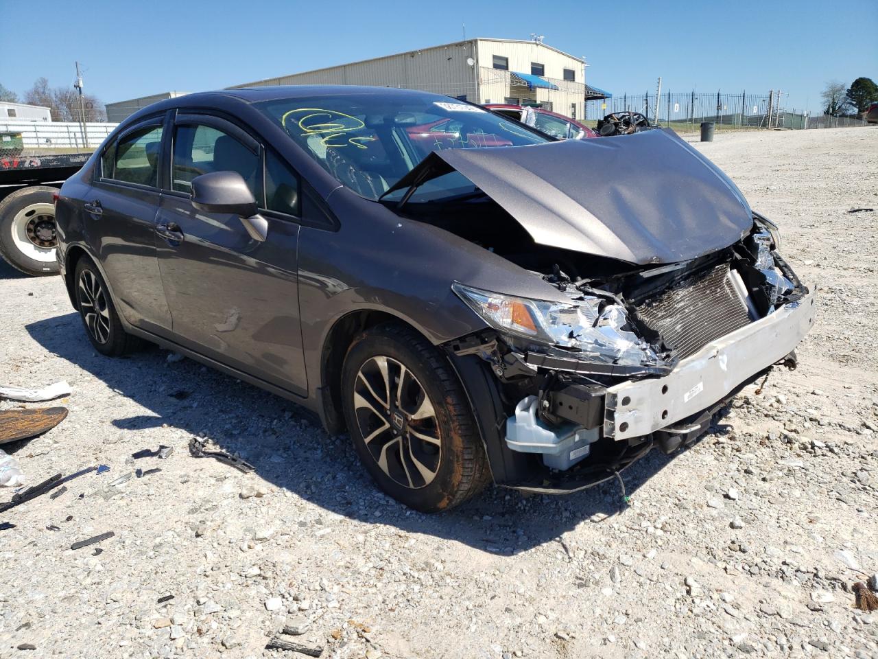 HONDA CIVIC EXL 2013 with VIN 19XFB2F95DE011143 - Photo from auction