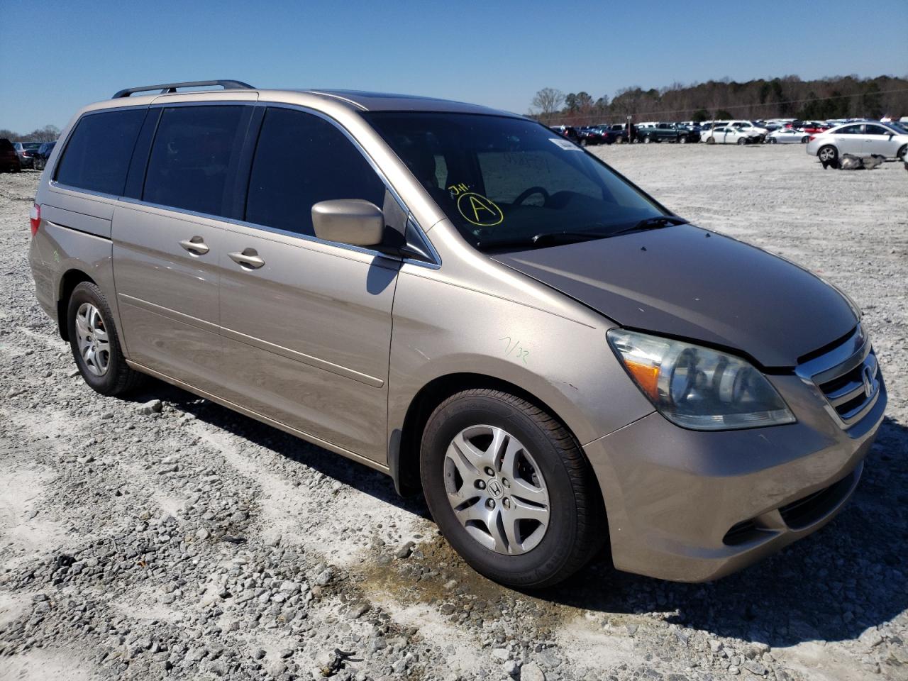HONDA ODYSSEY EX 2007 with VIN 5FNRL38777B444232 - Photo from auction