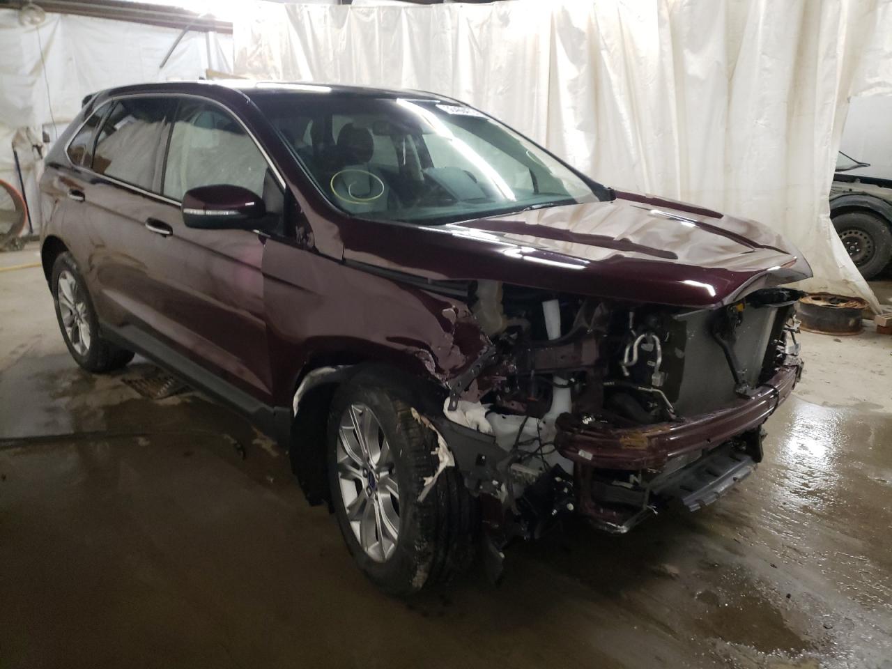 FORD EDGE TITAN 2019 with VIN 2FMPK4K99KBB10599 - Photo from auction