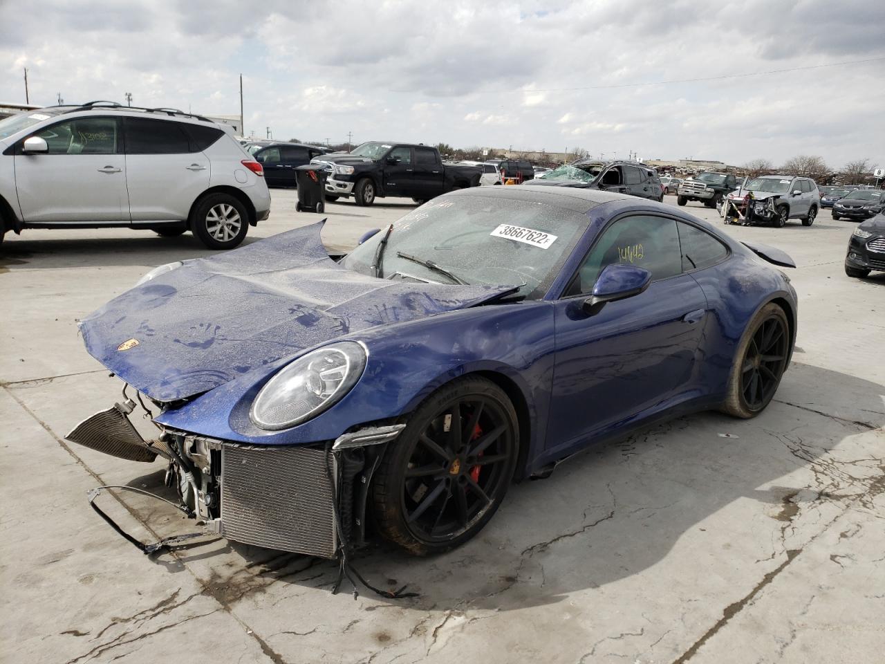Photo 2 from auction – 2020 PORSCHE 911 CARRER with VIN WP0AB2A94LS226509