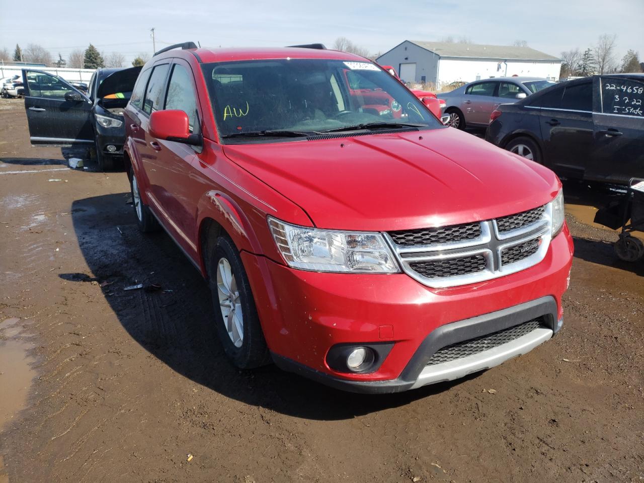 DODGE JOURNEY SX 2015 with VIN 3C4PDDBG8FT646001 - Photo from auction