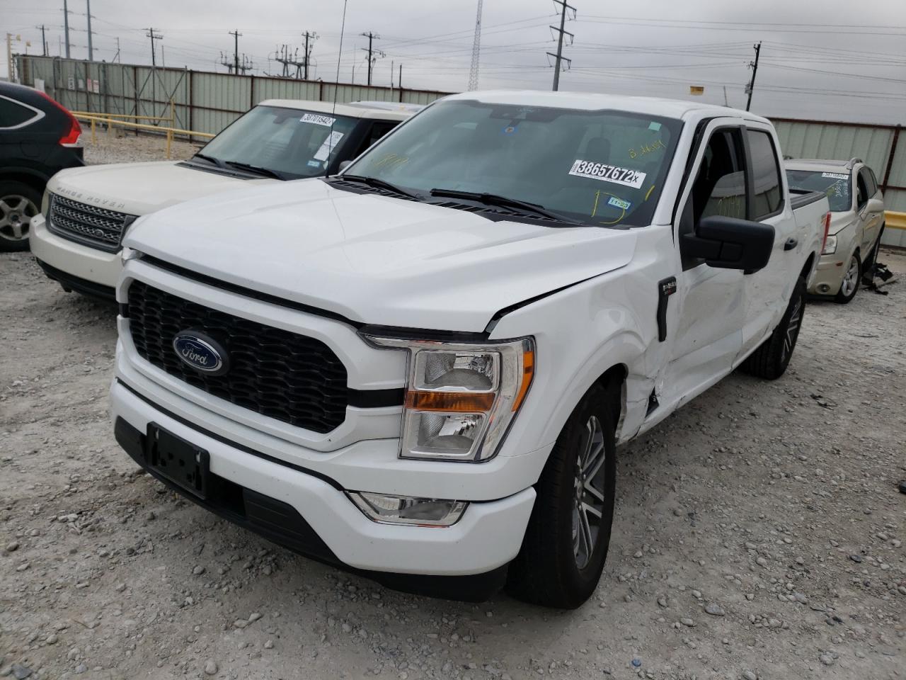Photo 2 from auction – 2021 FORD F150 SUPER with VIN 1FTEW1CPXMFB36609