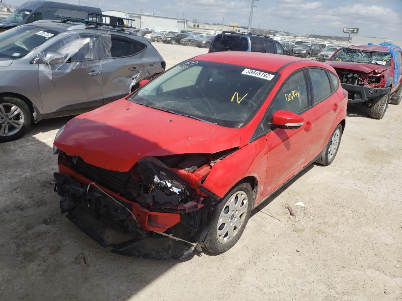 Photo 2 from auction – 2012 FORD FOCUS SE with VIN 1FAHP3K21CL341026