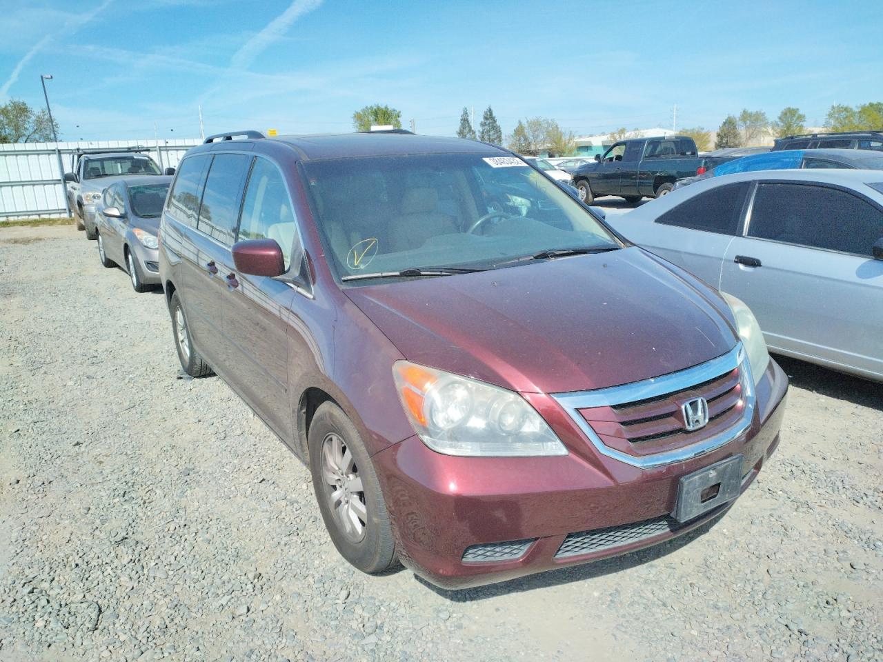 Photo 1 from auction – 2008 HONDA ODYSSEY EX with VIN 5FNRL38688B410244