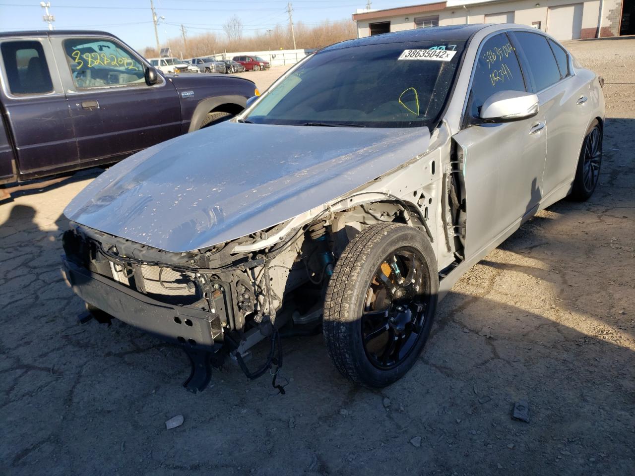 Photo 9 from auction – 2014 INFINITI Q50 BASE with VIN JN1BV7ARXEM682341