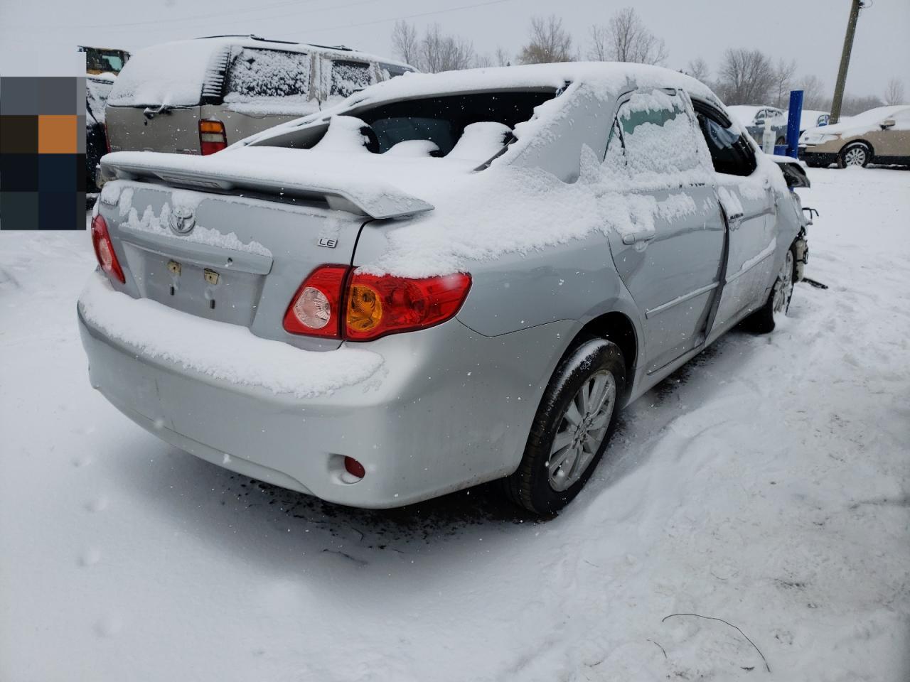 Photo 4 from auction – 2009 TOYOTA CAROLLA with VIN 1NXBU40E39Z064048