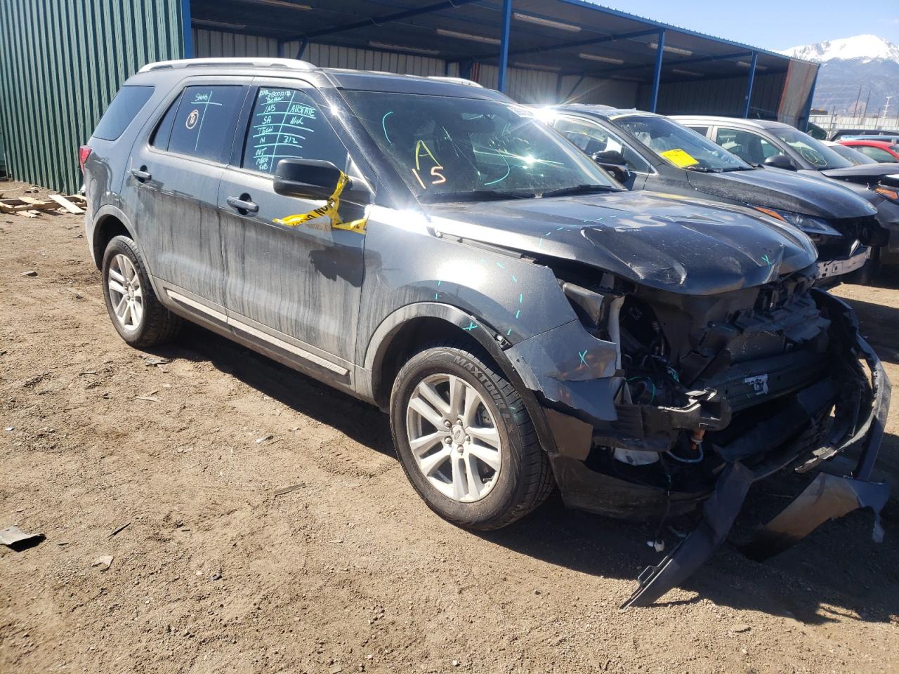 FORD EXPLORER X 2018 with VIN 1FM5K8D8XJGC55578 - Photo from auction