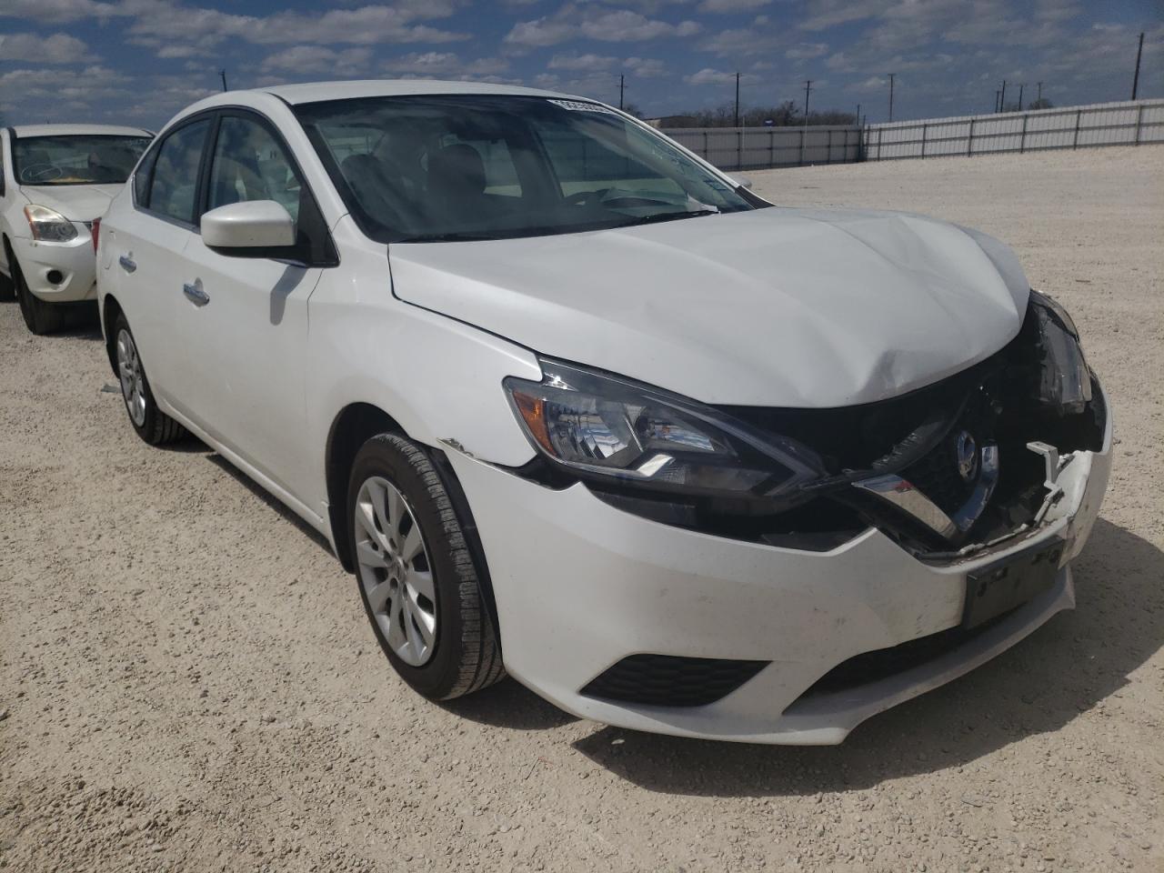 NISSAN SENTRA S 2017 with VIN 3N1AB7AP0HY407646 - Photo from auction