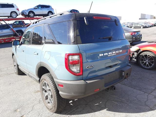 Photo 3 from auction – 2021 FORD BRONCO SPO with VIN 3FMCR9D90MRA87514