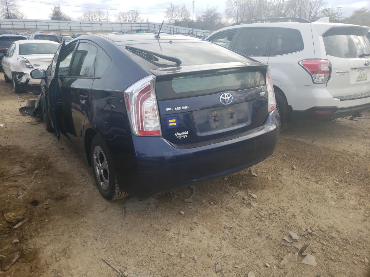 Photo 3 from auction – 2014 TOYOTA PRIUS with VIN JTDKN3DU8E1758081