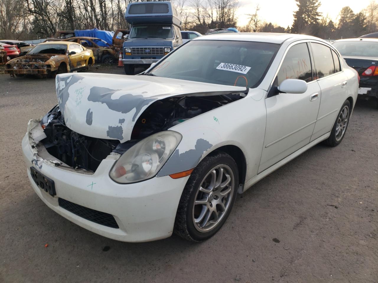 Photo 2 from auction – 2006 INFINITI G35 with VIN JNKCV51E76M504051
