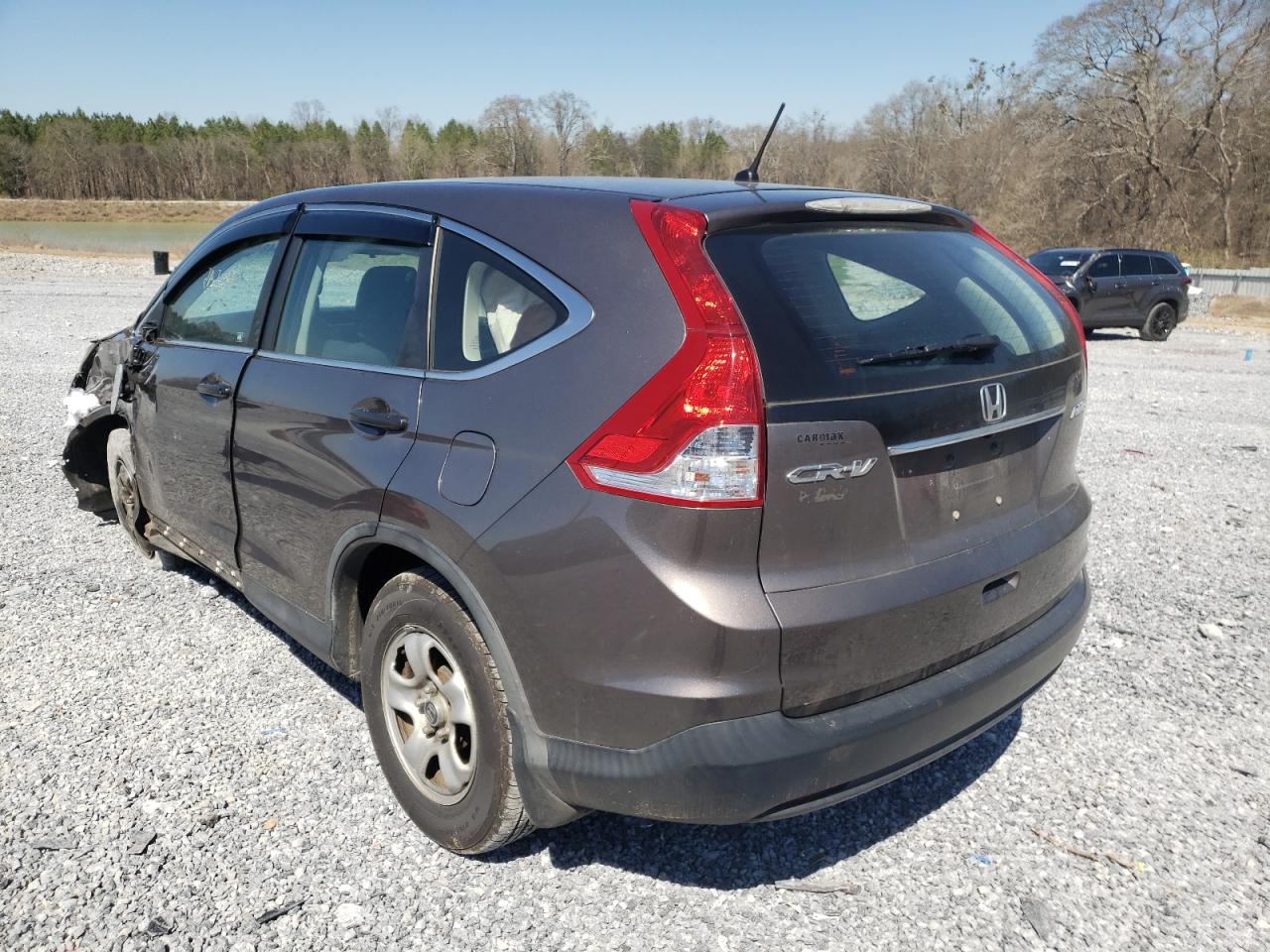 Photo 3 from auction – 2012 HONDA CR-V LX with VIN 5J6RM4H37CL054295