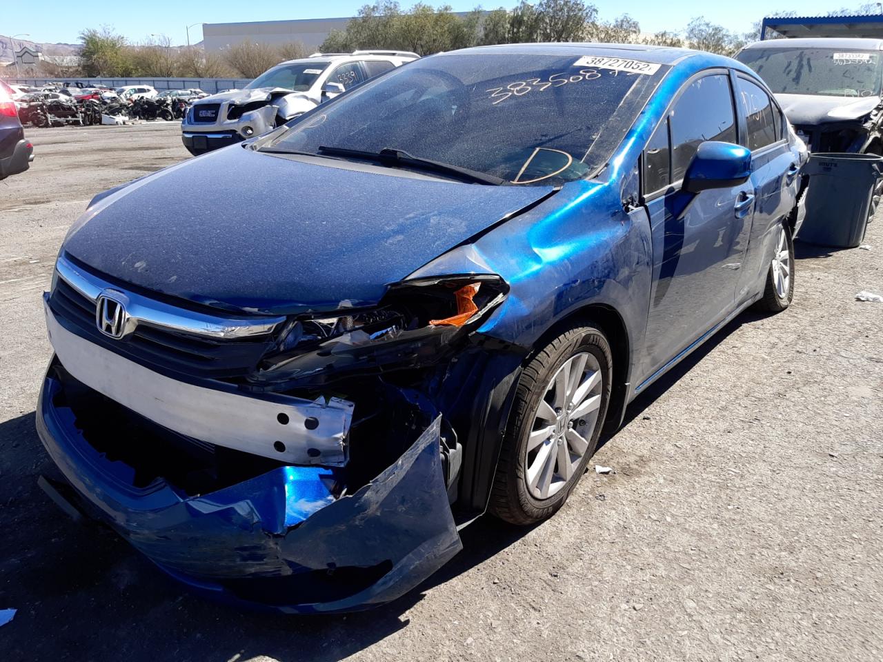 Photo 2 from auction – 2012 HONDA CIVIC EXL with VIN 2HGFB2F98CH532393