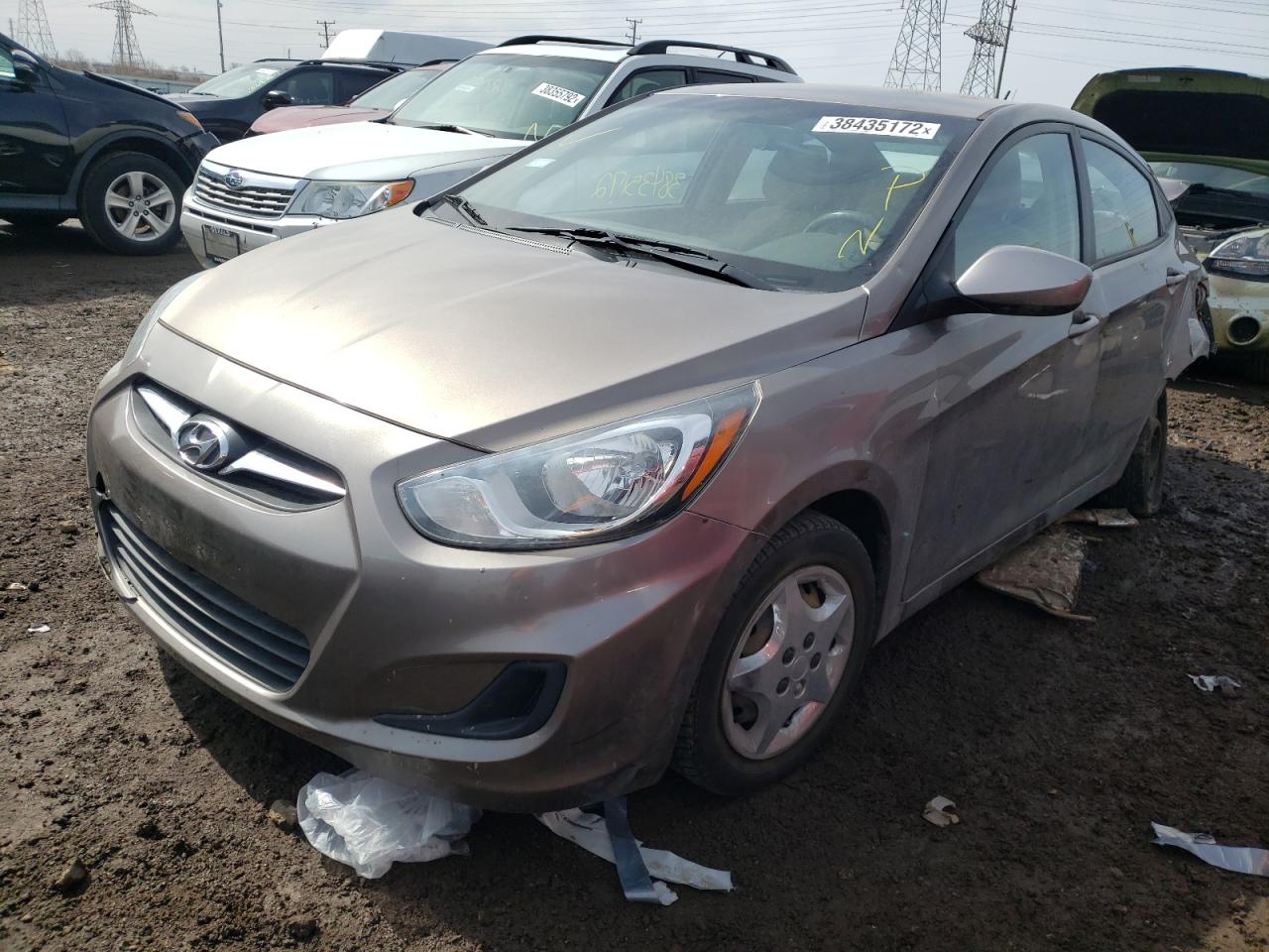 Photo 2 from auction – 2014 HYUNDAI ACCENT GLS with VIN KMHCT4AE1EU712910