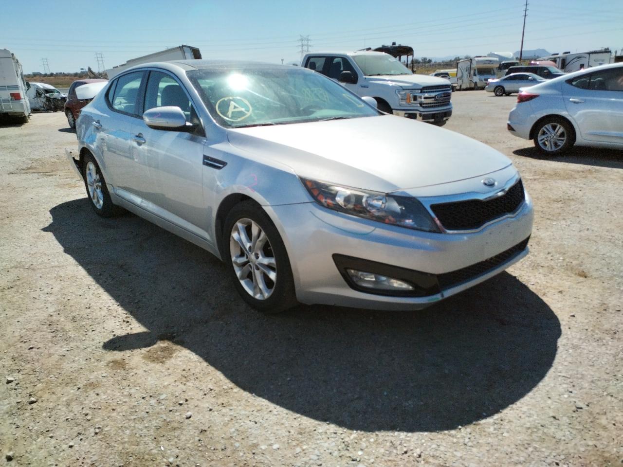 KIA OPTIMA EX 2013 with VIN 5XXGN4A78DG186071 - Photo from auction