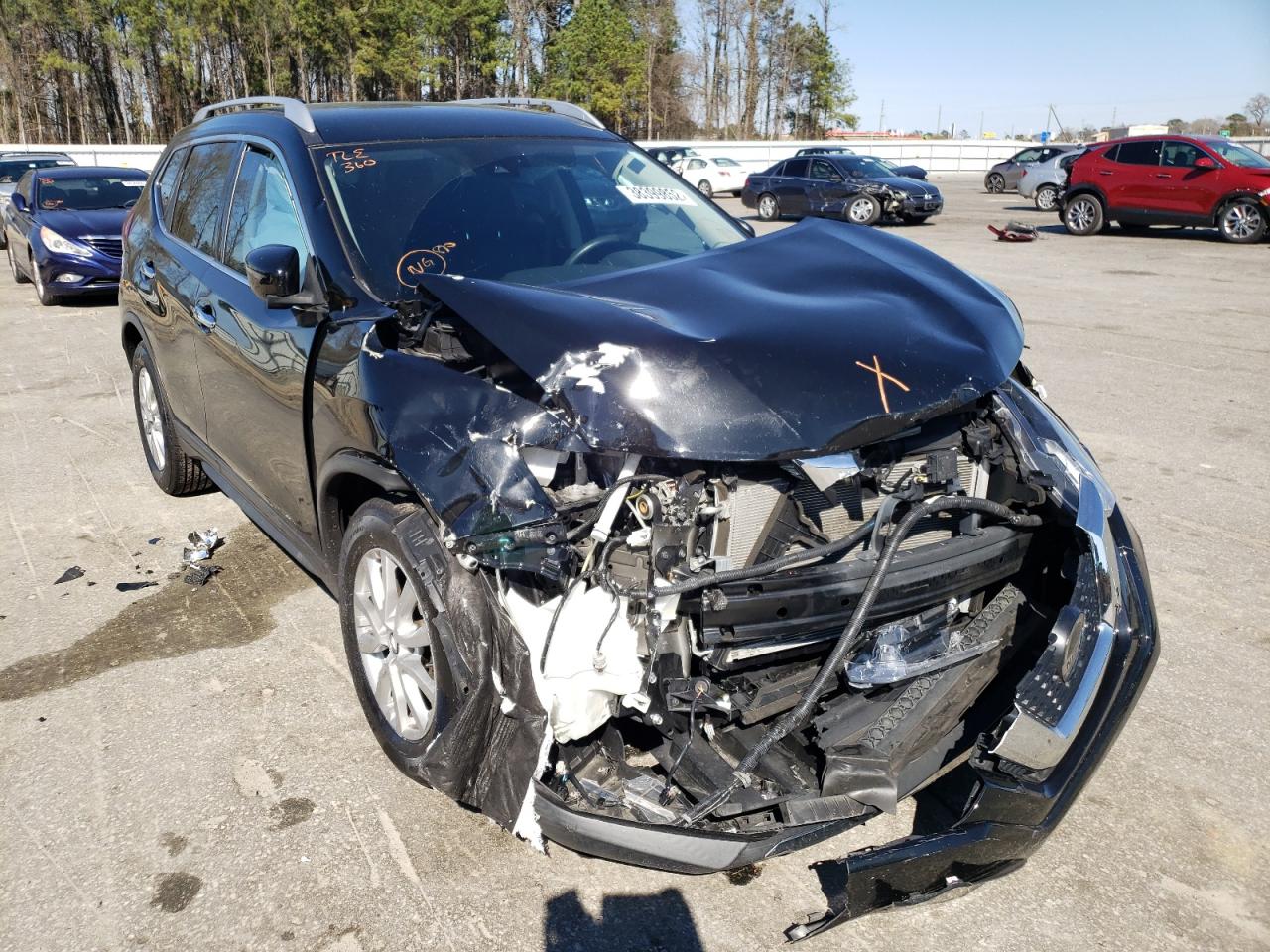 NISSAN ROGUE S 2019 with VIN KNMAT2MT6KP508690 - Photo from auction