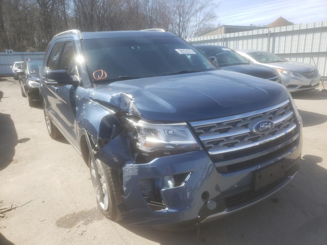 FORD EXPLORER X 2018 with VIN 1FM5K8DH4JGA51004 - Photo from auction