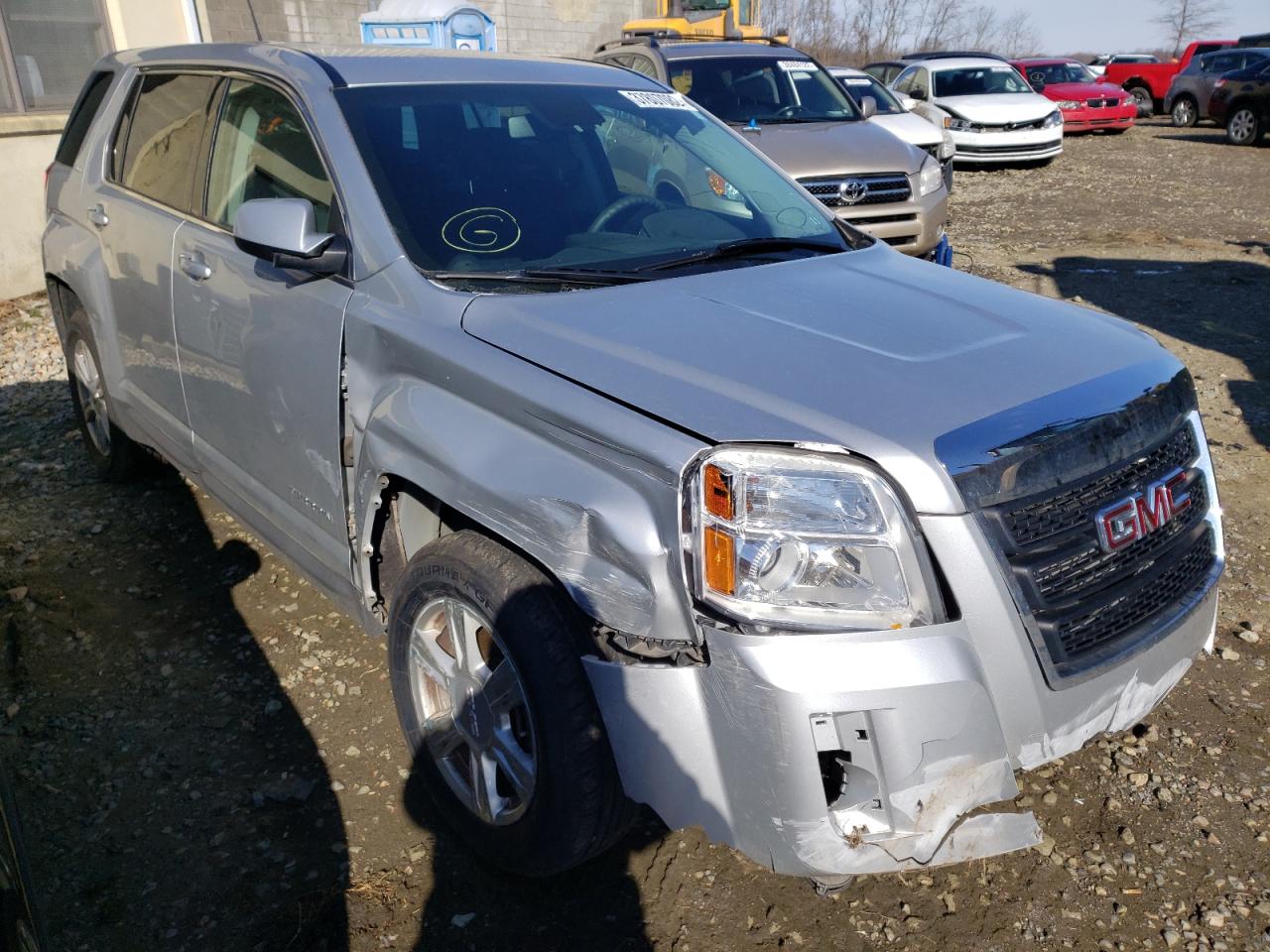 GMC TERRAIN SL 2014 with VIN 2GKFLVEK7E6345943 - Photo from auction