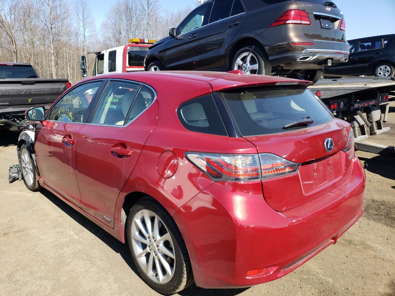 Photo 3 from auction – 2012 LEXUS CT 200 with VIN JTHKD5BH7C2069109