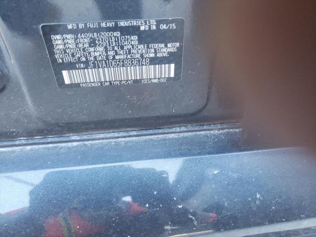 Photo 10 from auction – 2015 SUBARU WRX PREMIU with VIN JF1VA1D65F8836748