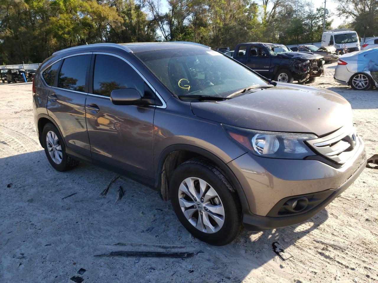 HONDA CR-V EXL 2013 with VIN 5J6RM3H71DL016804 - Photo from auction