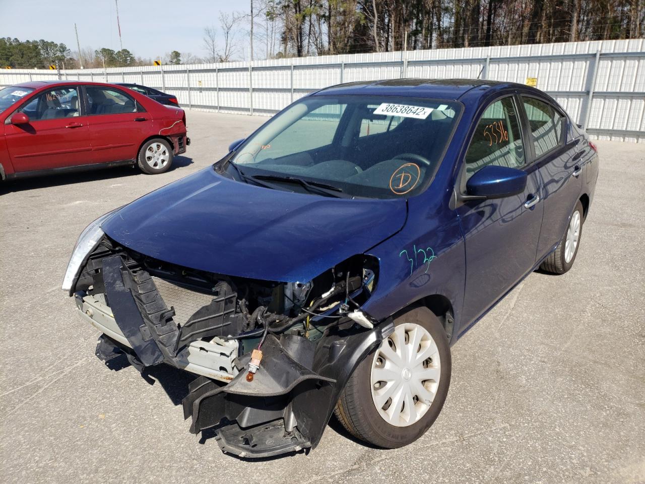 Photo 2 from auction – 2019 NISSAN VERSA S with VIN 3N1CN7AP5KL851366