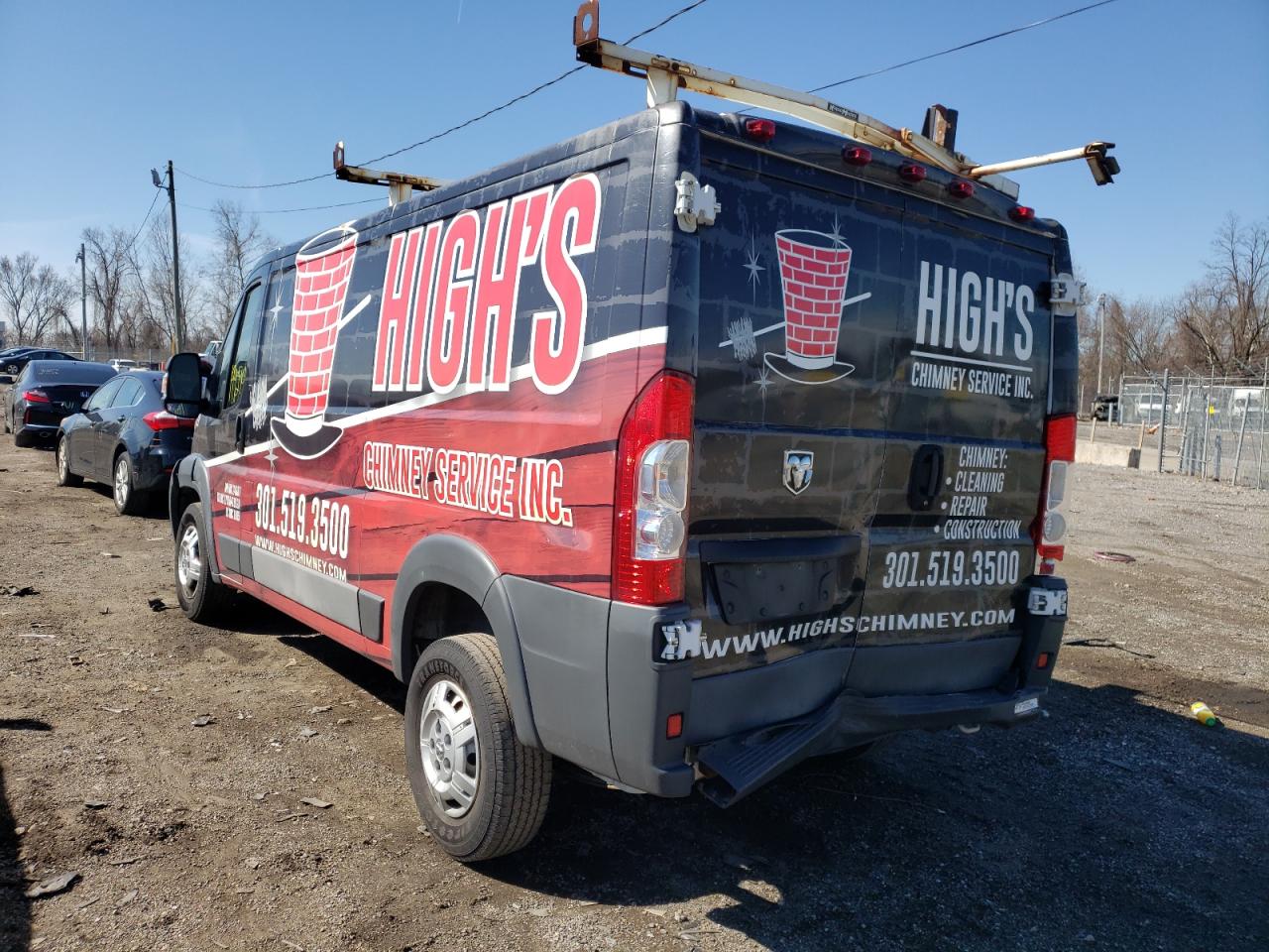 Photo 3 from auction – 2016 RAM PROMASTER with VIN 3C6TRVAG4GE119187