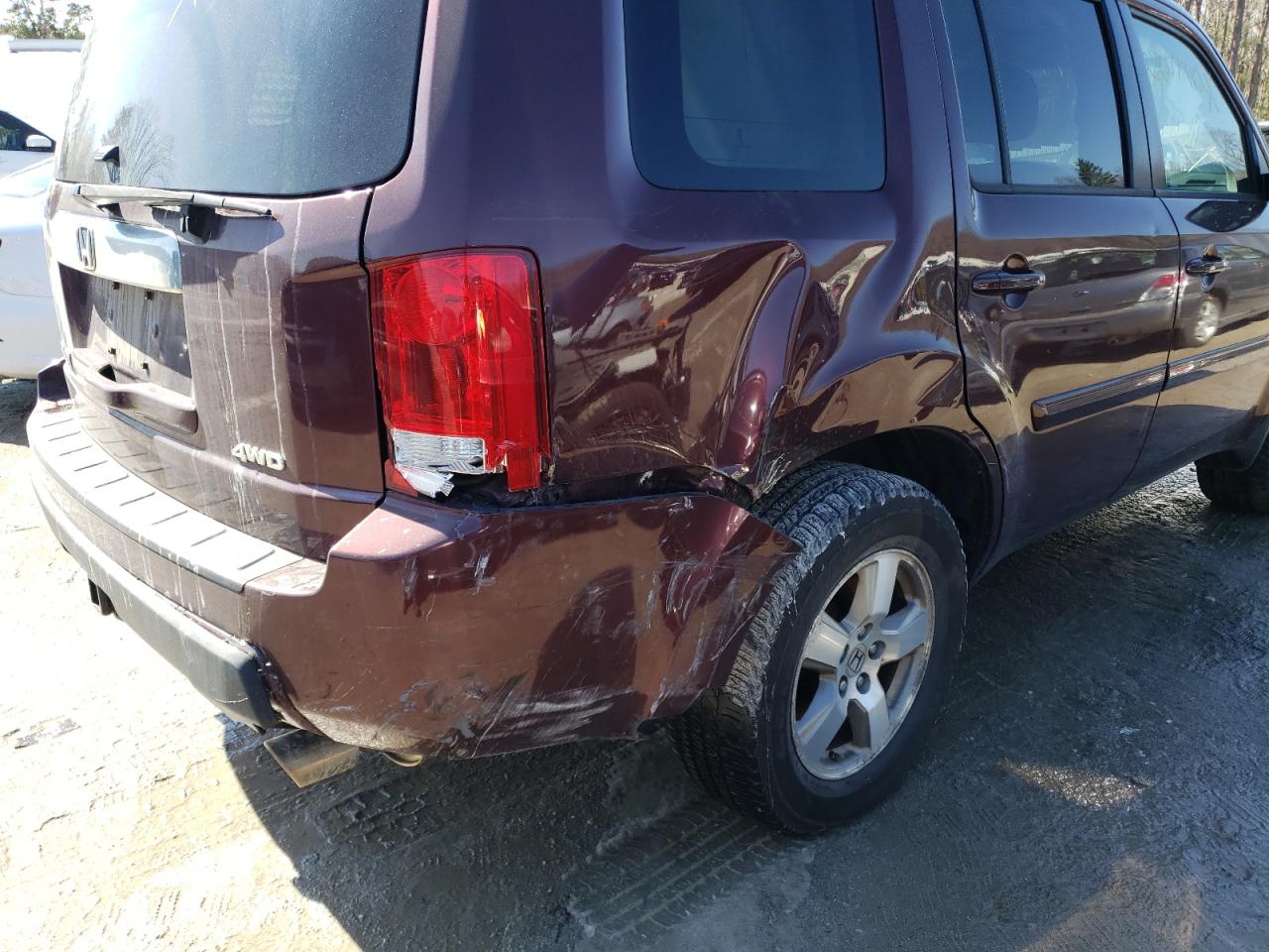 Photo 9 from auction – 2011 HONDA PILOT EX with VIN 5FNYF4H45BB093876