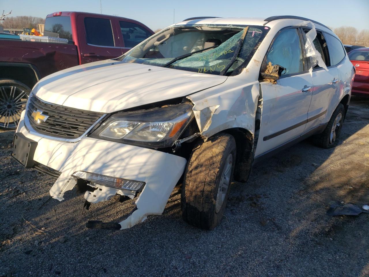 Photo 2 from auction – 2014 CHEVROLET TRAVERSE L with VIN 1GNKRFED0EJ194809