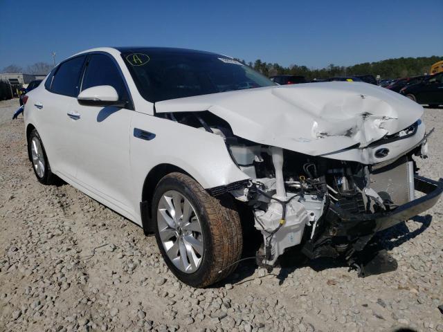 KIA OPTIMA EX 2018 with VIN 5XXGU4L39JG185052 - Photo from auction