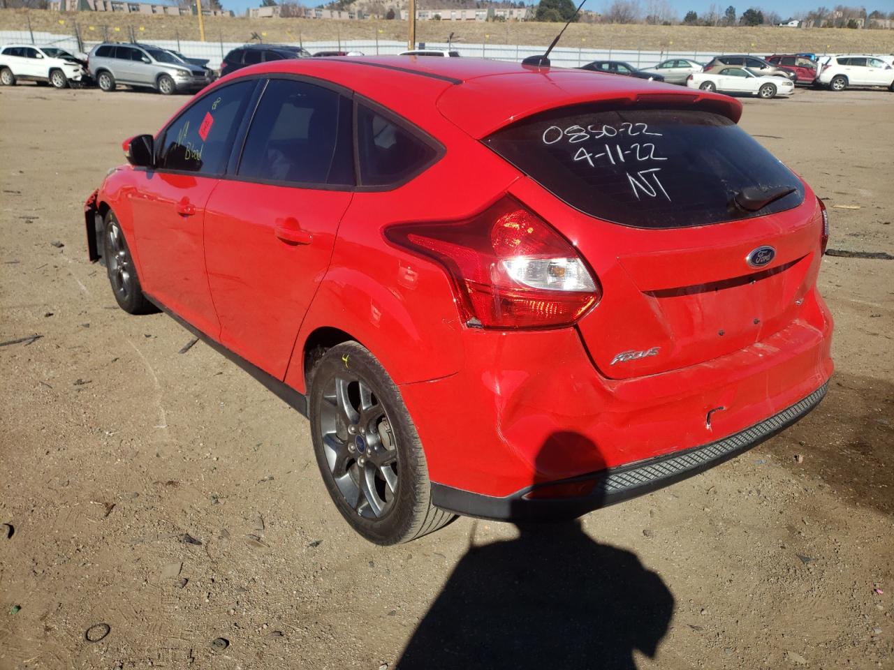 Photo 3 from auction – 2013 FORD FOCUS SE with VIN 1FADP3K25DL292025