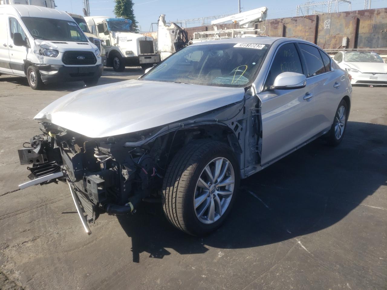 Photo 2 from auction – 2017 INFINITI Q50 BASE with VIN JN1CV7AP8HM642251