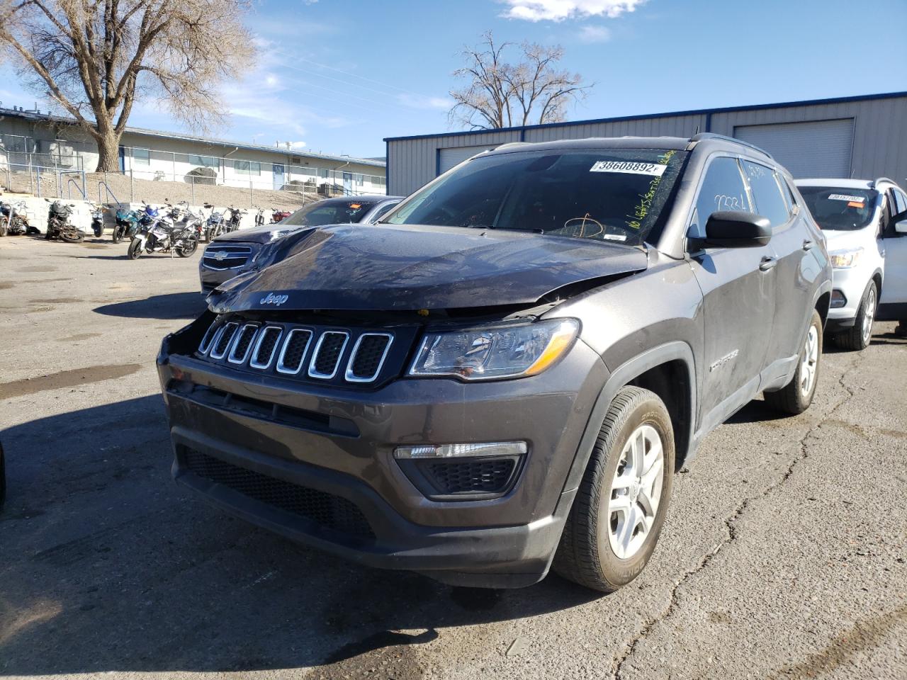 Photo 2 from auction – 2021 JEEP COMPASS SP with VIN 3C4NJCAB4MT518383