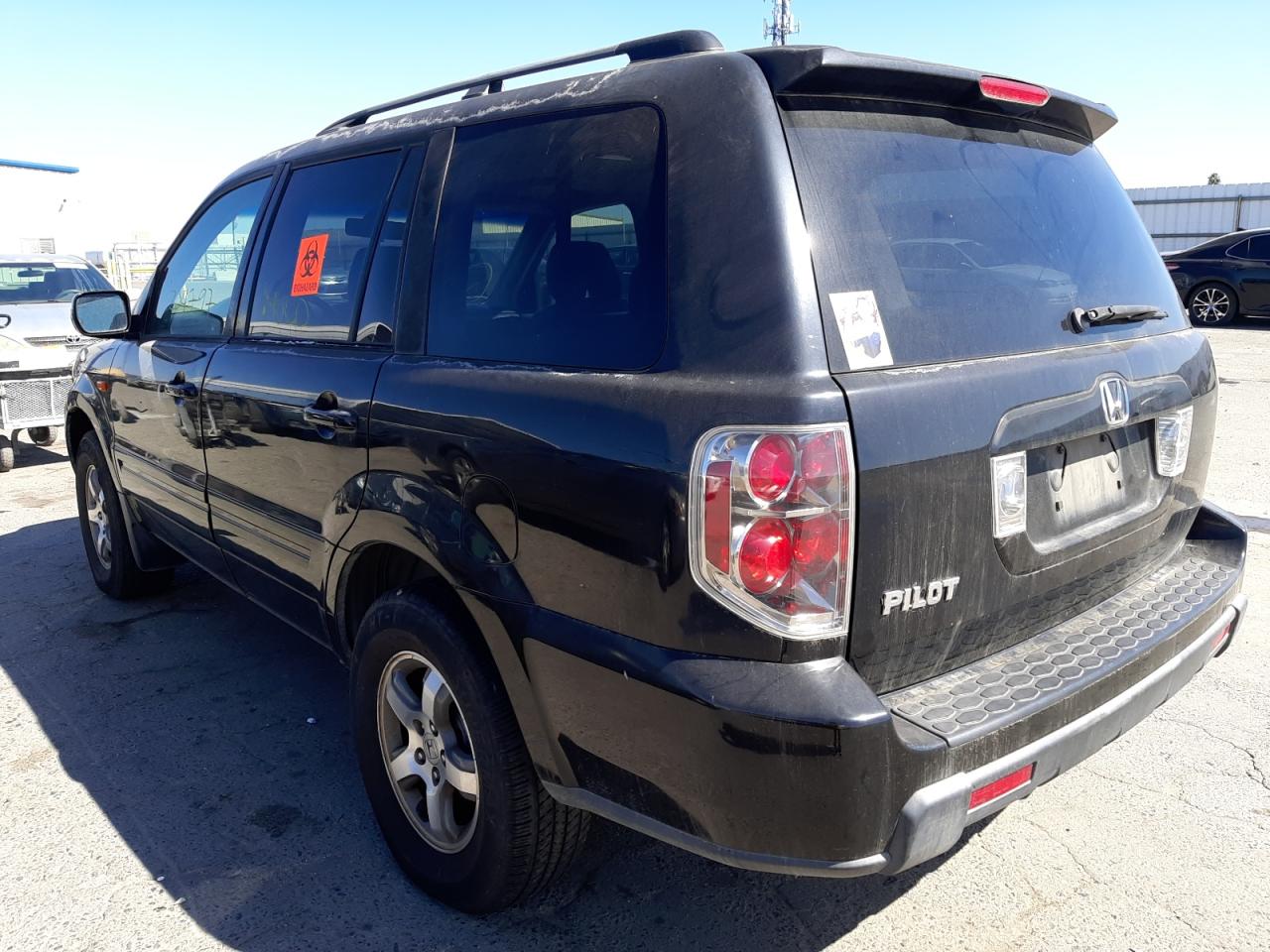 Photo 3 from auction – 2007 HONDA PILOT EXL with VIN 5FNYF28547B003279